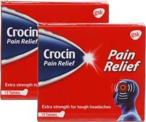Χρήσεις δισκίου Crocin Pain Relief, Παρενέργειες, Τιμή